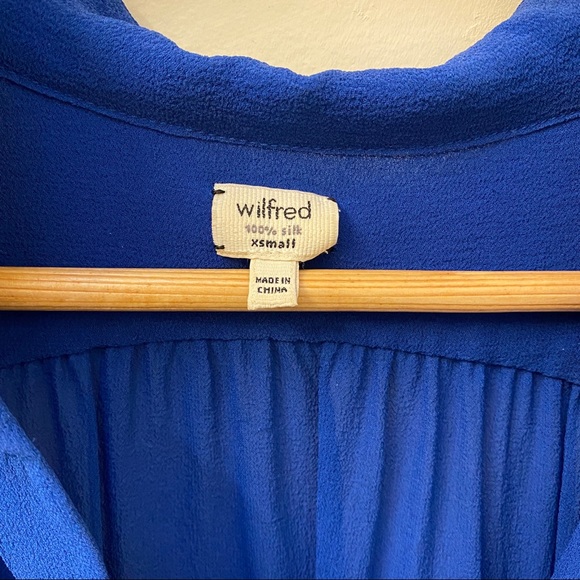 Aritzia Wilfred Sheer 100% Silk Blouse - Picture 2 of 3